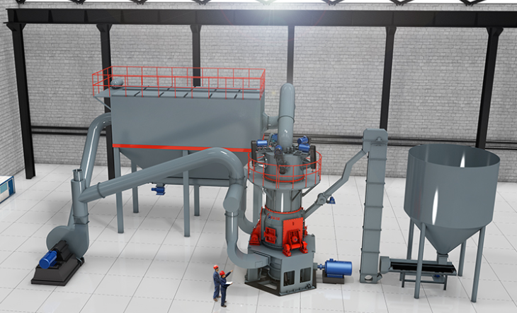 黑滑石超細粉磨加工工藝系統構成 黑滑石超細粉磨加工工藝系統構成